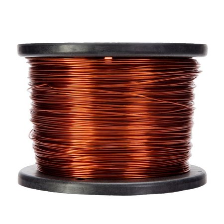 REMINGTON INDUSTRIES Magnet Wire, 240C, Hvy Build Enameled Copper Wire, 20 AWG, 50 lb, 1573Ft Length, 00351 Dia, Nat 20H240
